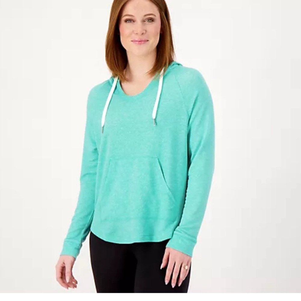 New - Koolaburra by Ugg lightweight turquoise hooded sweatshirt